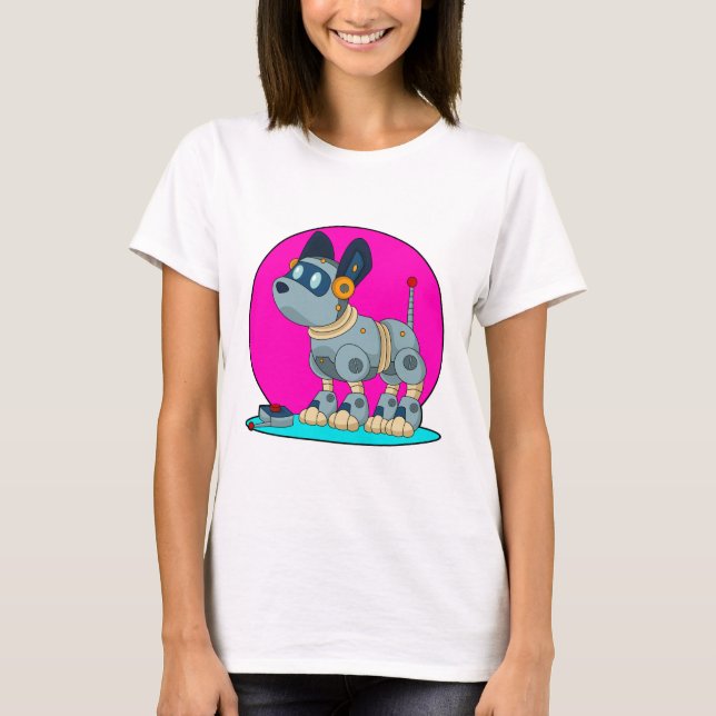 Dog as Robot T-Shirt (Front)
