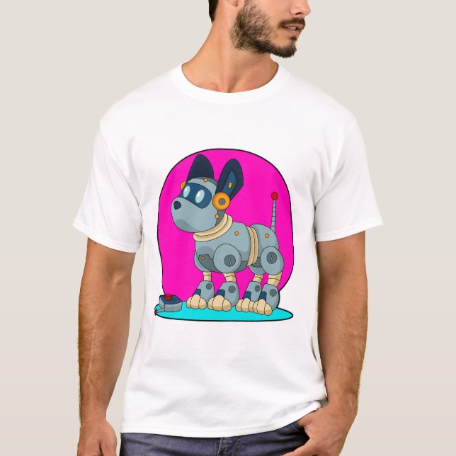 Dog as Robot T-Shirt (Front)