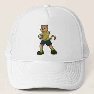 Dog as Volleyball player with Volleyball Trucker Hat