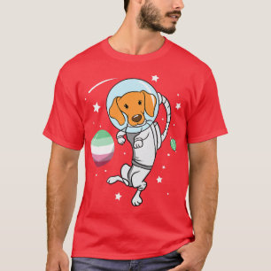 Dog Astronaut Abroseual Pride T-Shirt