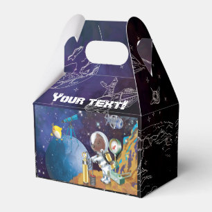 Dog astronaut and alien for the boy favour box