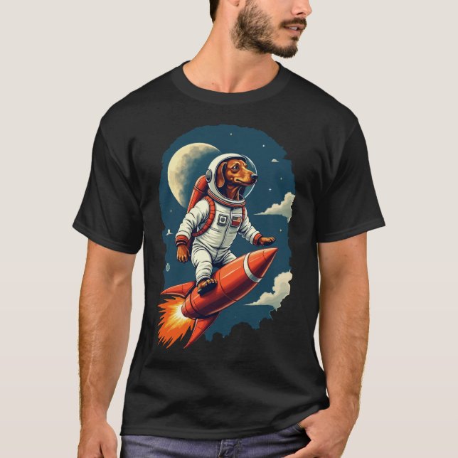 Dog Astronaut T-Shirt (Front)