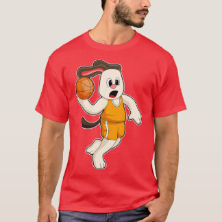 Dog at Basketball Sports T-Shirt