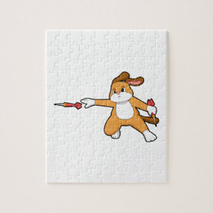 Dog at Darts with Dart.PNG Jigsaw Puzzle