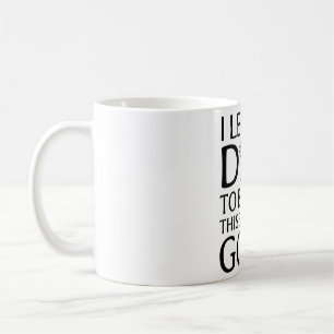 Dog At Home" – Funny Pet Lover Quote Coffee Mug