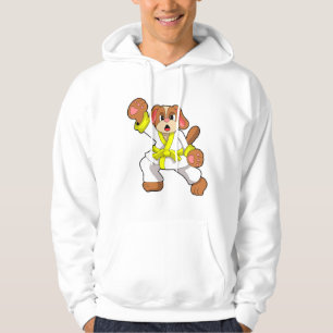 Dog at Karate Martial arts Hoodie