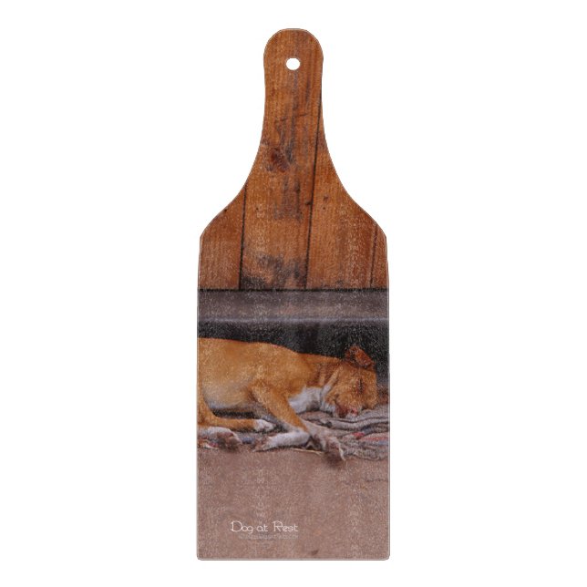 Dog at Rest Cutting Board (Front)