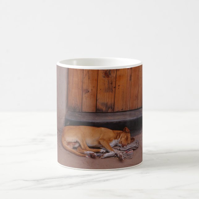 Dog at Rest Magic Mug (Center)