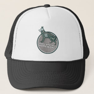Dog Ate My HomeWork Trucker Hat