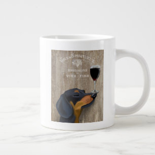Dog Au Vin Dachshund Large Coffee Mug