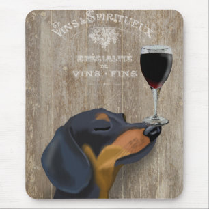 Dog Au Vin Dachshund Mouse Pad