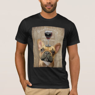Dog Au Vin, French Bulldog T-Shirt