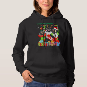 Dog Australian Cattle Christmas Sock Xmas Pajama Hoodie