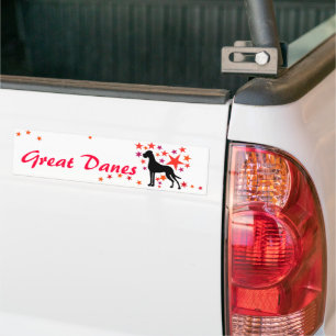 Dog auto sticker with text