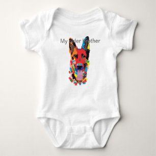 dog baby bodysuit