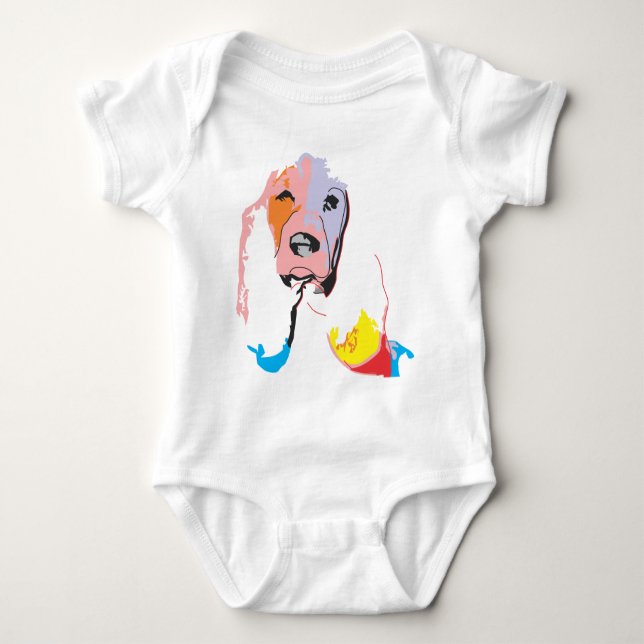 Dog Baby Bodysuit (Front)