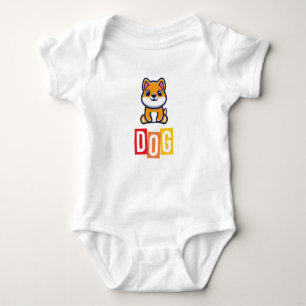 Dog Baby Jersey Bodysuit
