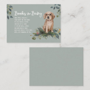Dog Baby Shower Book Request  Enclosure Card