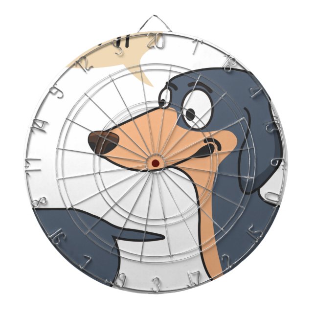 dog back dartboard (Front)
