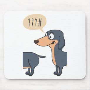 dog back mouse pad