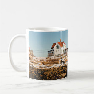 Dog Bar Lighthouse along the ocean coastline of th Coffee Mug