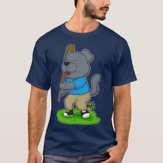 Dog Baseball Baseball bat 2 T-Shirt