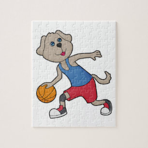 Dog Basketball player Basketball Jigsaw Puzzle