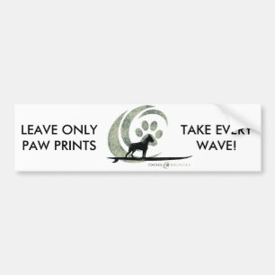 Dog Beach bumper sticker