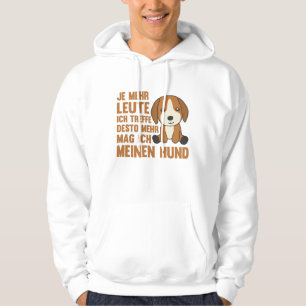 Dog Beagle Doesn't Like People, Cute Dogs Hoodie