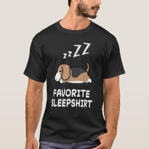 Dog Beagle Dogs Nap Sleeping Sleep Pajama Pajamas  T-Shirt