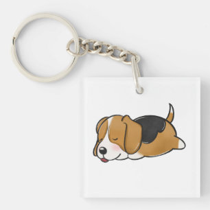 Dog, Beagle, Nature Key Ring