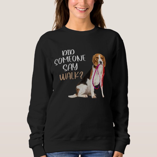 Dog Beagle Puppy Cute  Mother s Day Beagle Sweatshirt (Front)