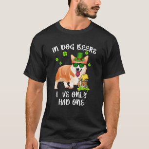 Dog Beers Corgi Irish St Patrick S Day Shamrock T-Shirt