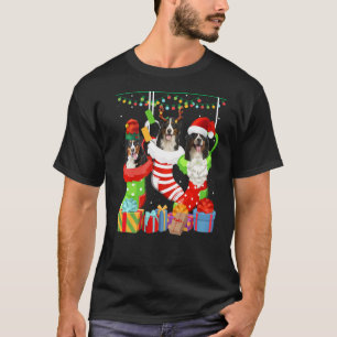 Dog Bernese Mountain Christmas Socks Xmas Pajama P T-Shirt