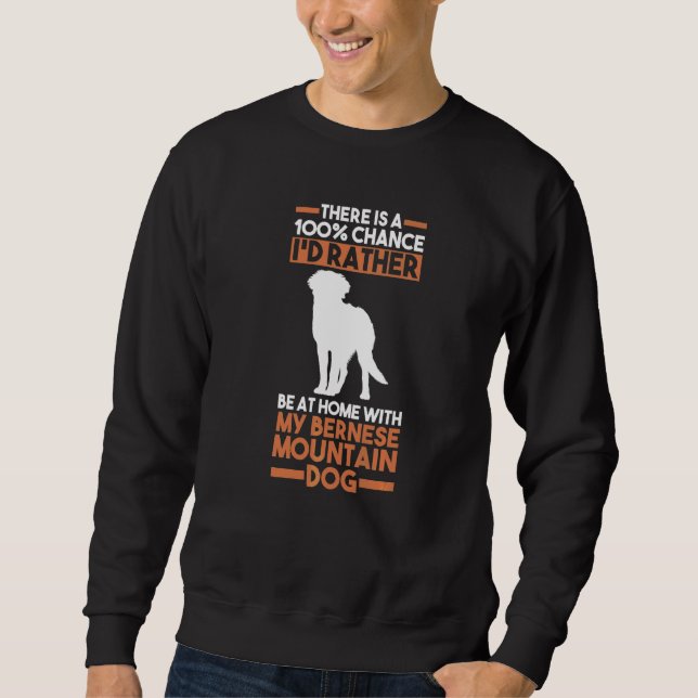 Dog Bernese Mountain Sweatshirt (Front)