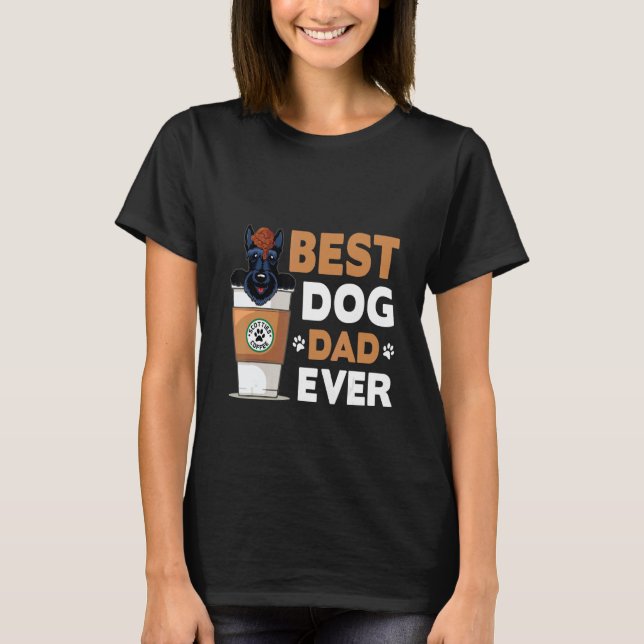 Dog    Best Dog Dad Ever T-Shirt (Front)