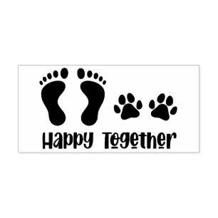 Dog Best Friend Rubber Stamp