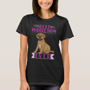 Dog Best Puggle Mum Ever Mothers Day Pet Owner Pu T-Shirt