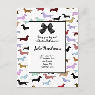 Dog Birthday Invitation