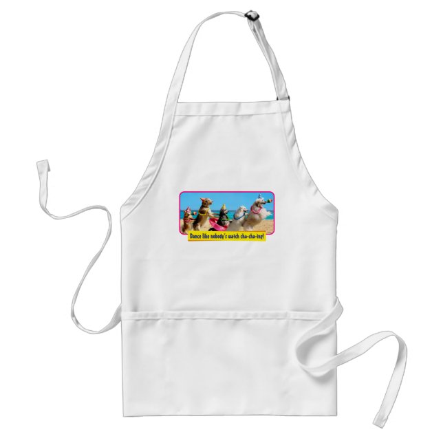 Dog Birthday Party Conga Line Standard Apron (Front)