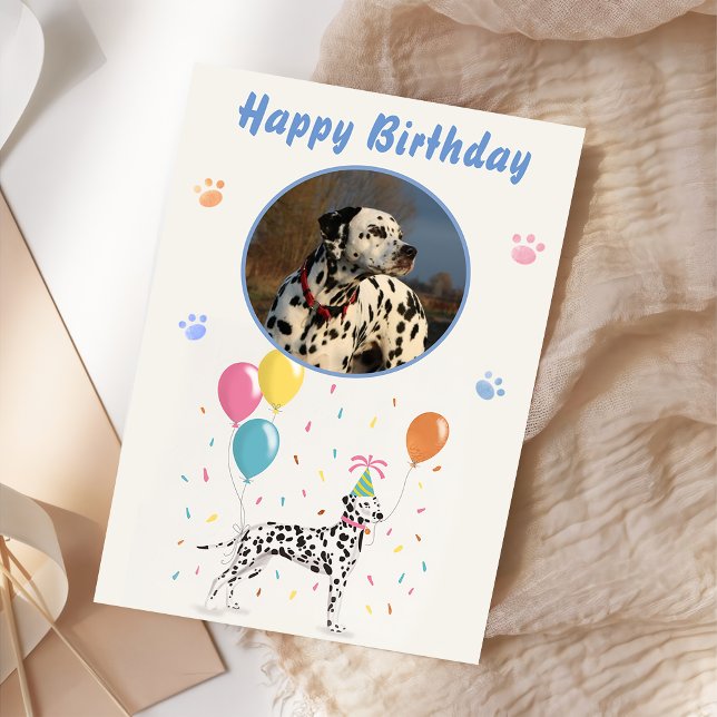 Dog Birthday Party Puppy Pawty Animals  Card (Creator Uploaded)
