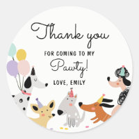 Dog Birthday Puppy Pawty Modern Animals Pet Vet