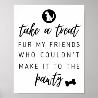 Dog Biscuit | Dog Treat | Wedding Favour Sign 