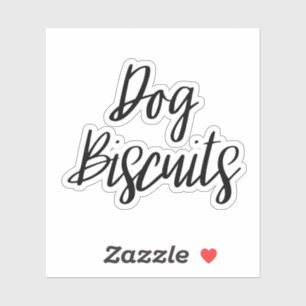 Dog Biscuits Storage Sticker