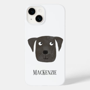 Dog Black Labrador Retriever Personalised Case-Mate iPhone 14 Case