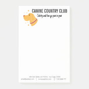 Dog Boarding Business Custom Post-it Notes