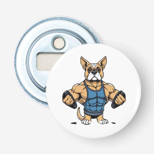 Dog Bodybuilder Bottle Opener