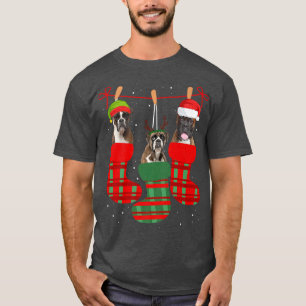 Dog Boer Christmas Socks Funny Xmas Pajama Pet Pup T-Shirt