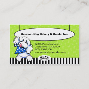 Dog Bone Appetit! Speciality Pet Foods Olive Business Card