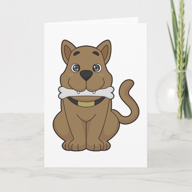 Dog Bone Card (Front)